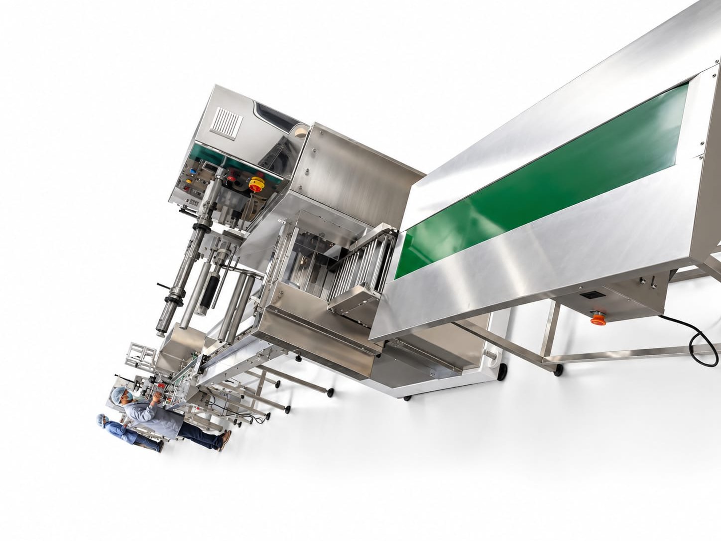 Auto feeding system for flow wrap