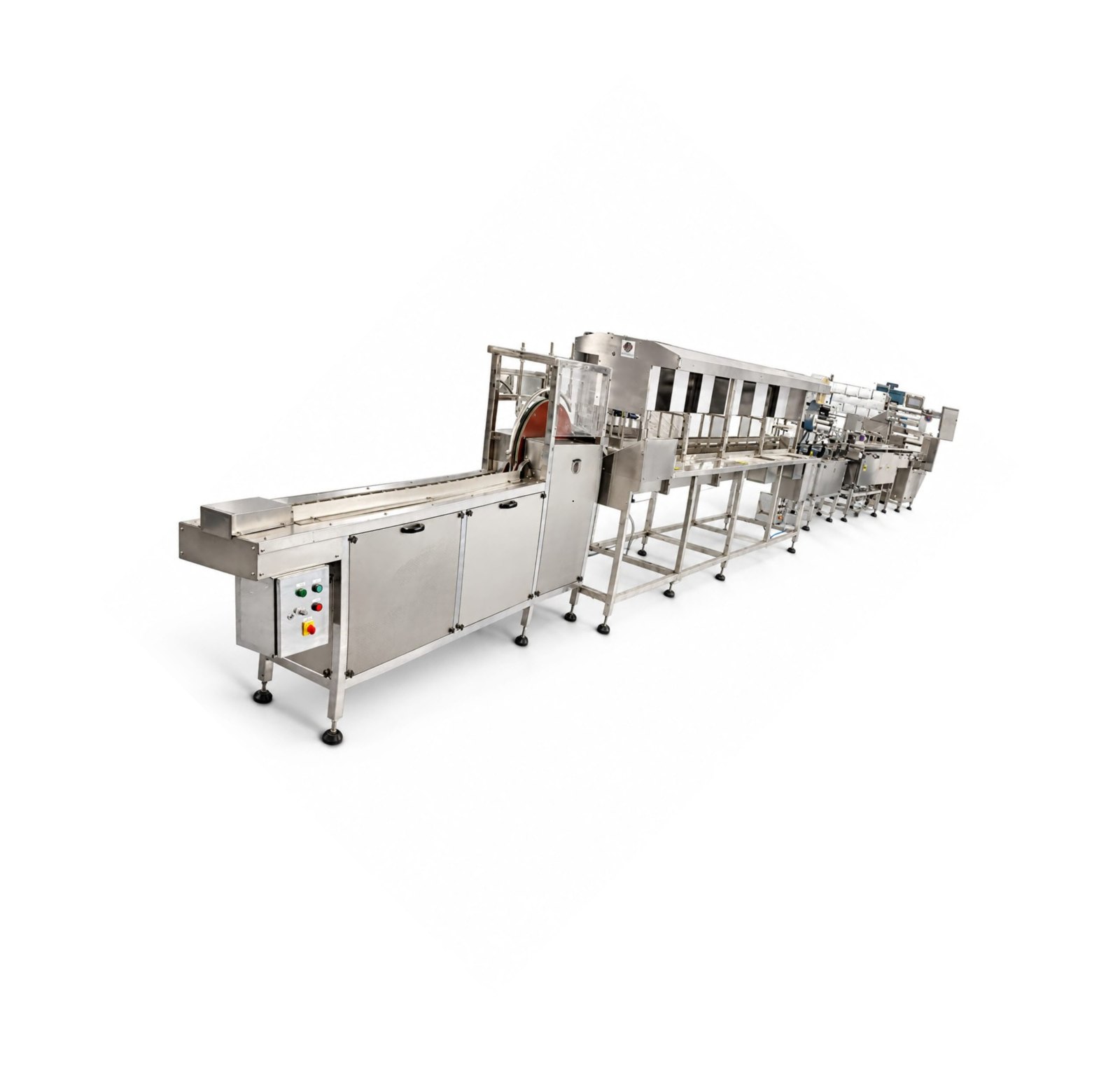 Complete IV fluid packing line